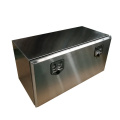 Custom SUS304 stainless steel drop down door underbody truck tool boxes with tool box mounting brackets